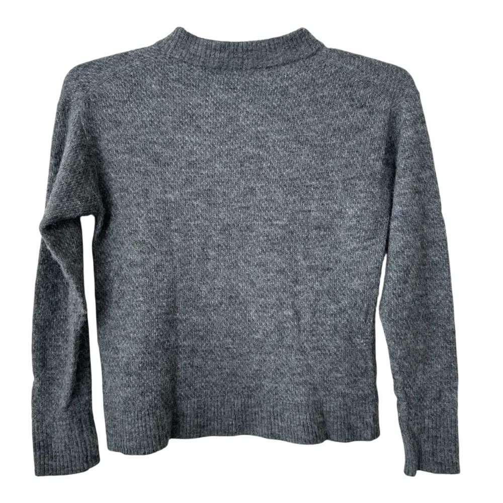 QUINCE BABY ALPACA-WOOL DIAMOND STITCH CREW - Picture 3 of 7